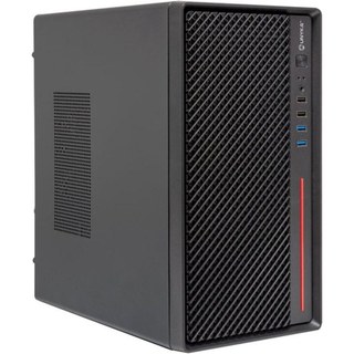 UNYKAch NUMEN 300 PRO Boîtier Micro ATX Noir et Rouge avec USB 3.0 et 2,5" SSD