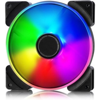 Ventilateur Fractal Design Prisma AL RGB 14 cm Noir Lot de 3 avec Fonctionnement Silencieux