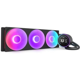 Système de refroidissement liquide NZXT Kraken Elite 420 RGB, 3 ventilateurs de 140 mm, Noir