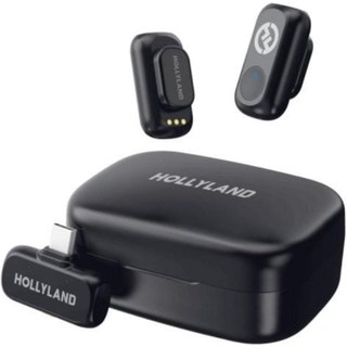 Microphone sans fil Hollyland LARK A1 Duo 2TX 1RX USB-C avec réduction du bruit 32 h