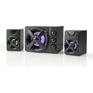Nedis GSPR31021BK haut-parleur 2-voies Noir Avec fil 11 W