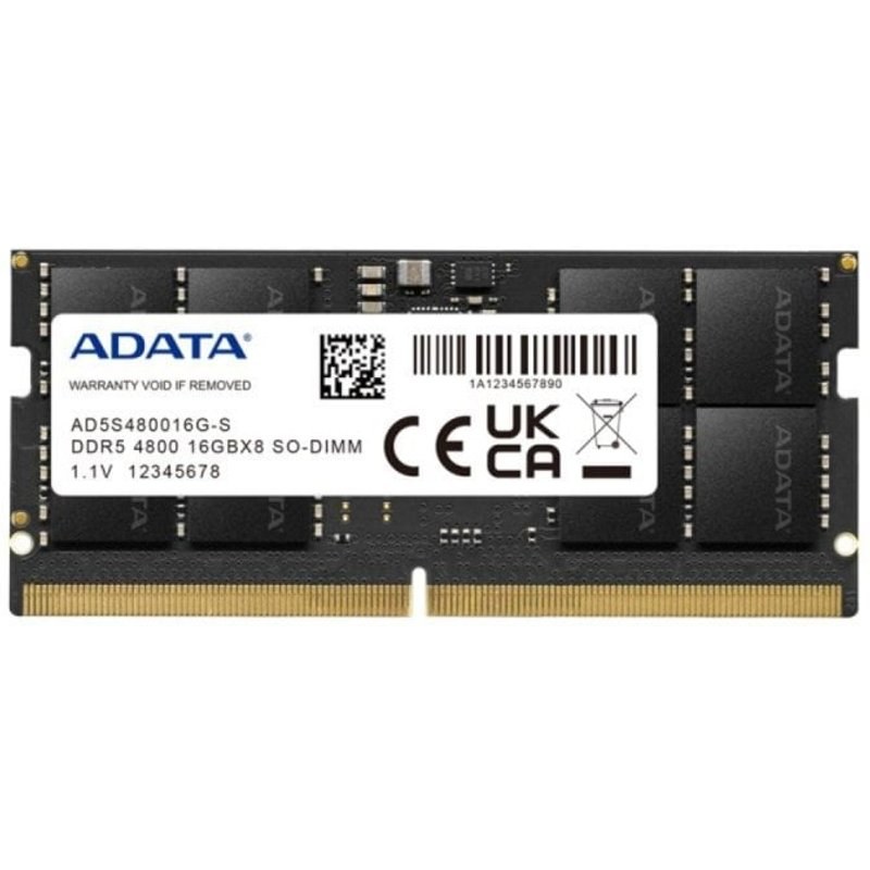 DDR5 ADATA Premier 16 Go 4800 MHz 262-pin SO-DIMM On-Die ECC