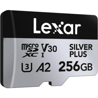 Lexar MicroSDXC 256 Go SILVER PLUS UHS-I 205MB/s 150MB/s Résistant