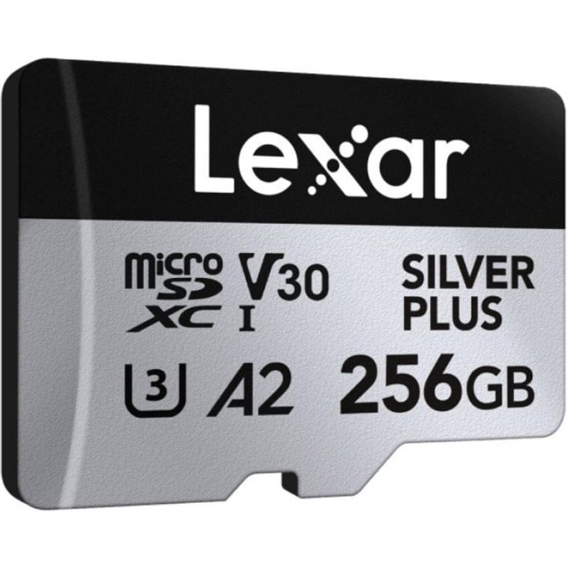 Lexar MicroSDXC 256 Go SILVER PLUS UHS-I 205MB/s 150MB/s Résistant