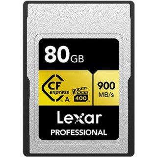 Lexar CFexpress 80 Go, 900 MB/s, Résistant aux chocs, Noir