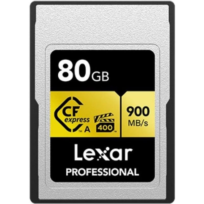 Lexar CFexpress 80 Go, 900 MB/s, Résistant aux chocs, Noir
