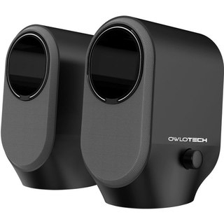 Enceintes Owlotech Teralis 2.0 Bluetooth 16 W noires