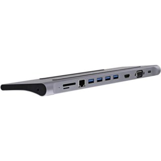TNB T'nB DOCKUSBC11 Dock USB 3.2 Gen 1 Type-C Alámbrico Plata 4XUSB A, 1XHDMI, 1XVGA
