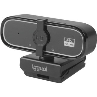 Caméra iggual USB 4K UHD WC3840 8 MP 3840 x 2160 Pixeles Noir