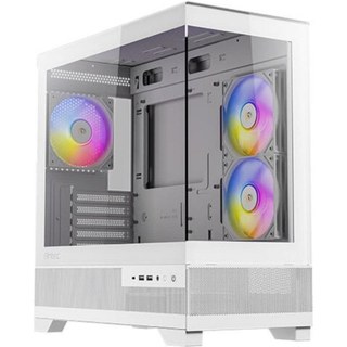 Boîtier Antec CX500M RGB Mini Tower, PC, Blanc, ITX, micro ATX, Verre, Acier, 16,5 cm