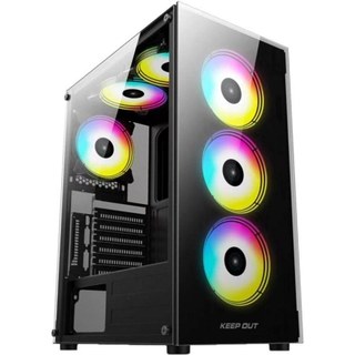 keep-out Boîtier PC KeepOut XC-210 Glass ATX Micro-ATX ITX Noir RGB