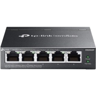 Switch TP-Link Omada ES205G 5 ports Gigabit PoE+ mural