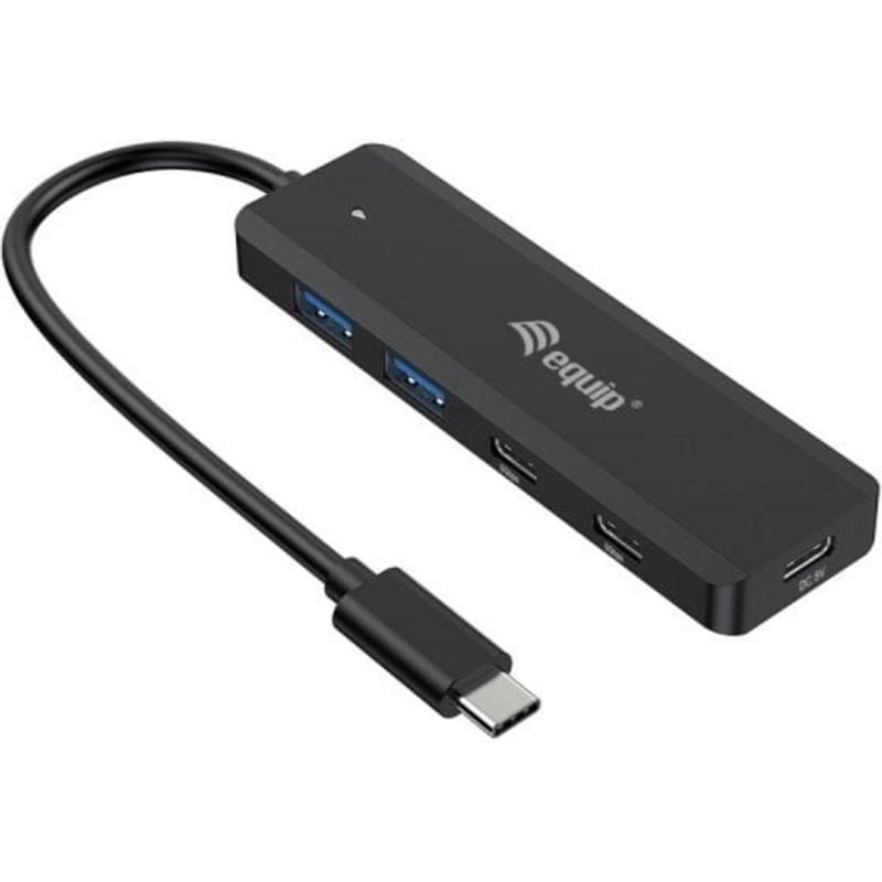 Equip 128964 Hub USB 3.2 Gen 1 Type-C avec 5 Ports, 5000 Mbit/s, Noir