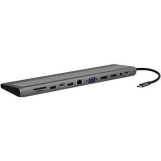 TNB T'nB DSMST12V2 Hub USB Tipo C 12 Puertos HDMI/DisplayPort/VGA/Aluminio