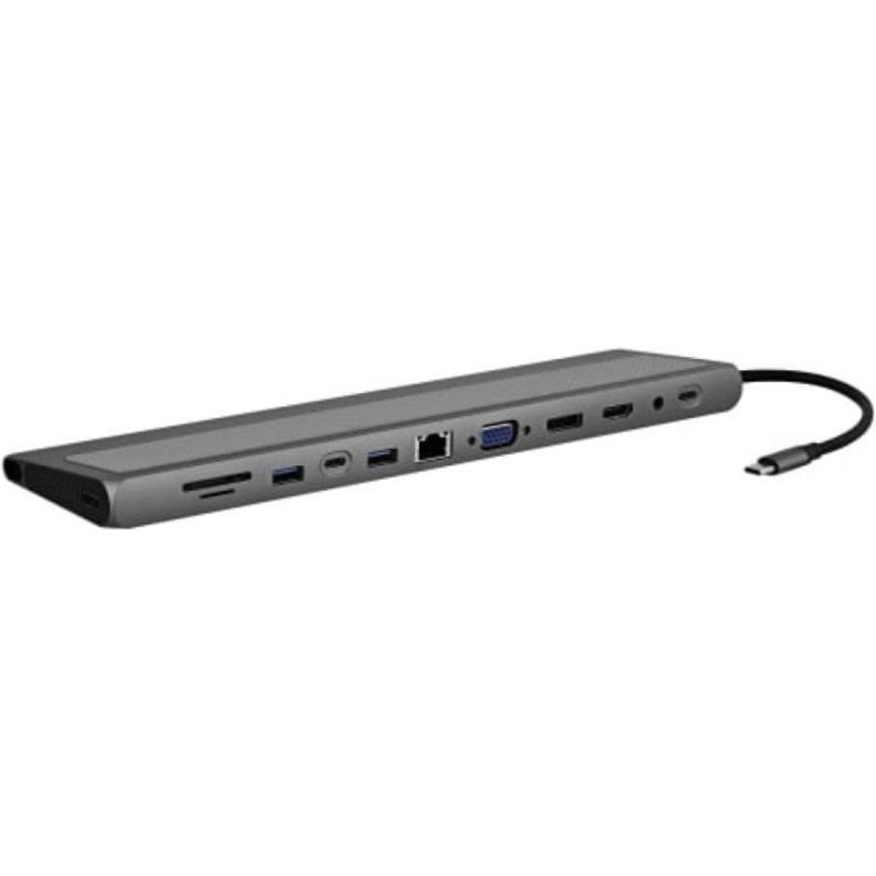 TNB T'nB DSMST12V2 Hub USB Tipo C 12 Puertos HDMI/DisplayPort/VGA/Aluminio