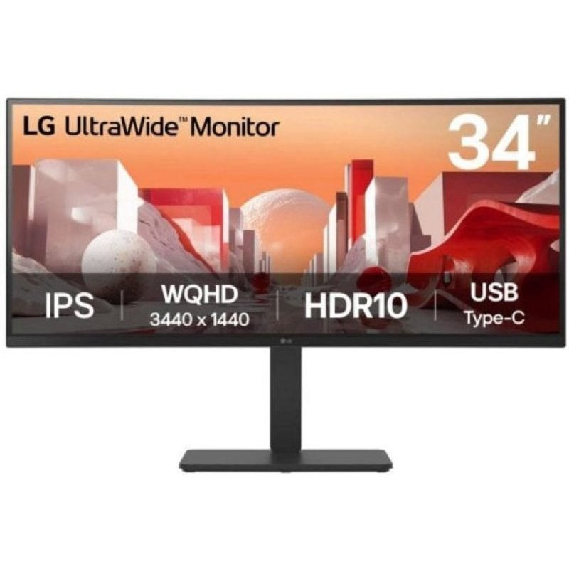 LG Moniteur 34BA75QE B Wide Quad Ips Courbe 5 Ms