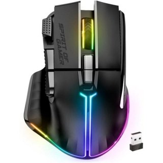 Souris Spirit of Gamer PRO M5 DARK WIRELESS 8000 DPI Ergonomique Noir