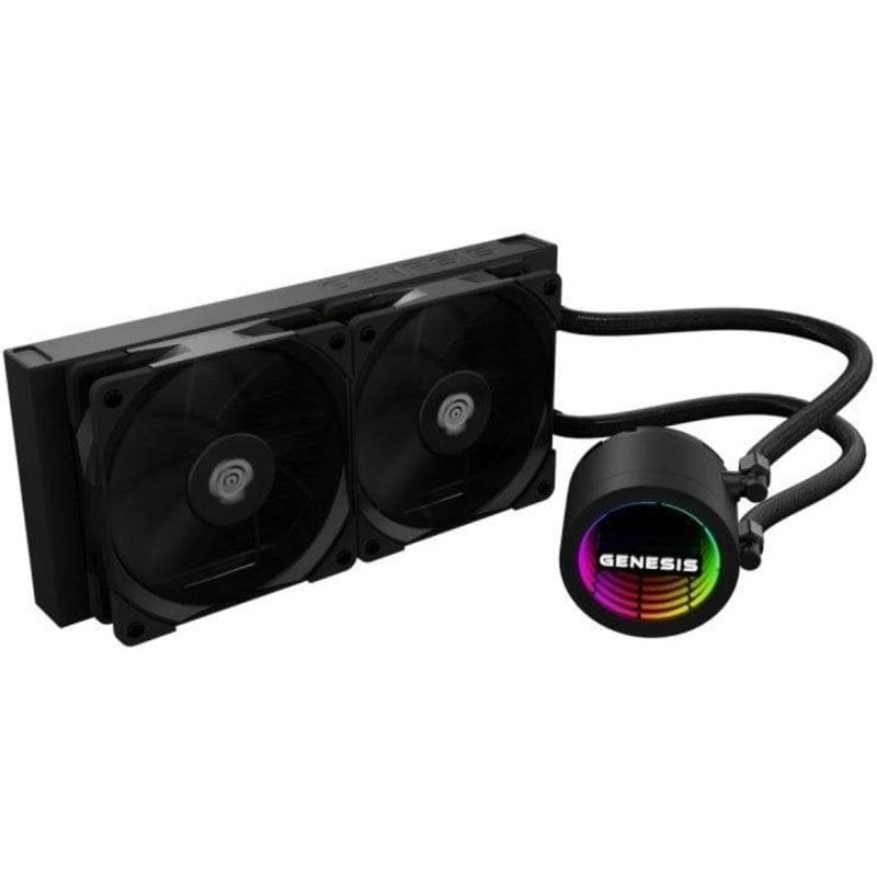 Refrigeration Liquide Genesis NLG-2318 2 Ventilateurs Noir Haute Performance