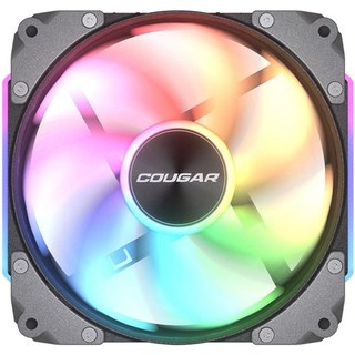 Ventilateur Cougar Apolar RGB 12CM Noir Eclairage LED Personnalisable Silencieux