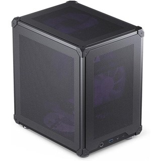 Boîtier Jonsbo C6 Noir Acier ITX Micro ATX 2.5" 3.5" Gaming