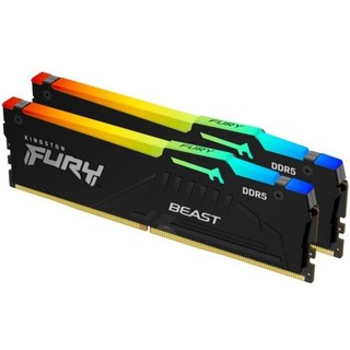 Mémoire Kingston FURY™ Beast DDR5 RGB 64 Go 6400 MT/s CL32 DIMM