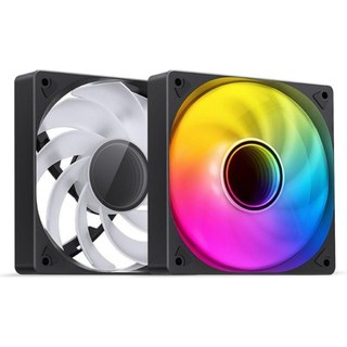 Ventilateur Jonsbo SL-120BR 12 cm 600 RPM 1500 RPM Noir Blanc