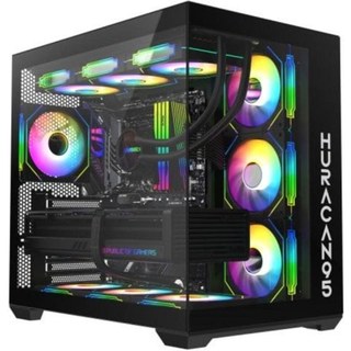 supra-gaming Boîtier SUPRA GAMING HURACAN95 ARGB Noir avec 4 ventilateurs ARGB de 120 mm