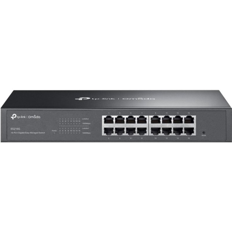 Switch TP-Link Omada ES216G Gestionné 16 Ports Gigabit Ethernet Monté en Rack