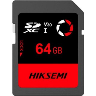 Hikvision Carte Mémoire SD Hiksemi Capture 64 Go P10 U3 Vitesses Élevées Stockage Durable