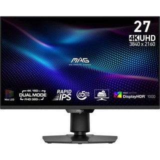 Moniteur MSI MAG 274UPDFDE 27" 4K Ultra HD 160 Hz Rapid IPS Noir