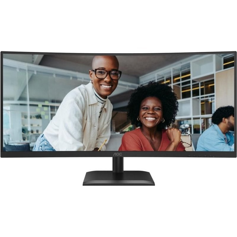 AOC Moniteur CU34E4CV Wqhd Ultrawide HDR10 Kvm Adjustable