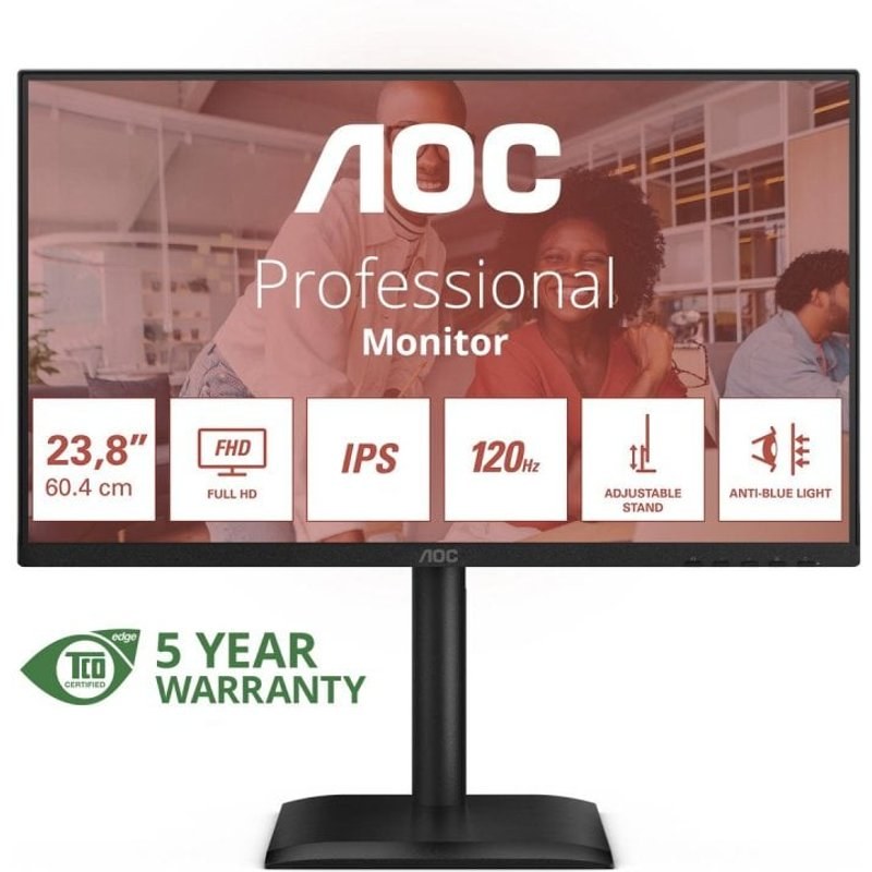 AOC Moniteur 24E4U Ips Haut Ajustable