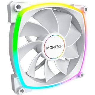 Ventilateur Montech RX140 PWM 14 cm Blanc avec LED RGB