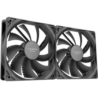 Tacens Anima AF12X2 Kit 2X Ventilateurs Ultra Silencieux 120 mm Fluxus Noir