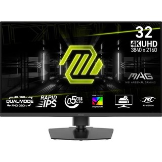 Écran PC MSI MAG 322URDF E16 31,5" Ultra HD 4K 160 Hz IPS 0,5 ms HDR400 USB