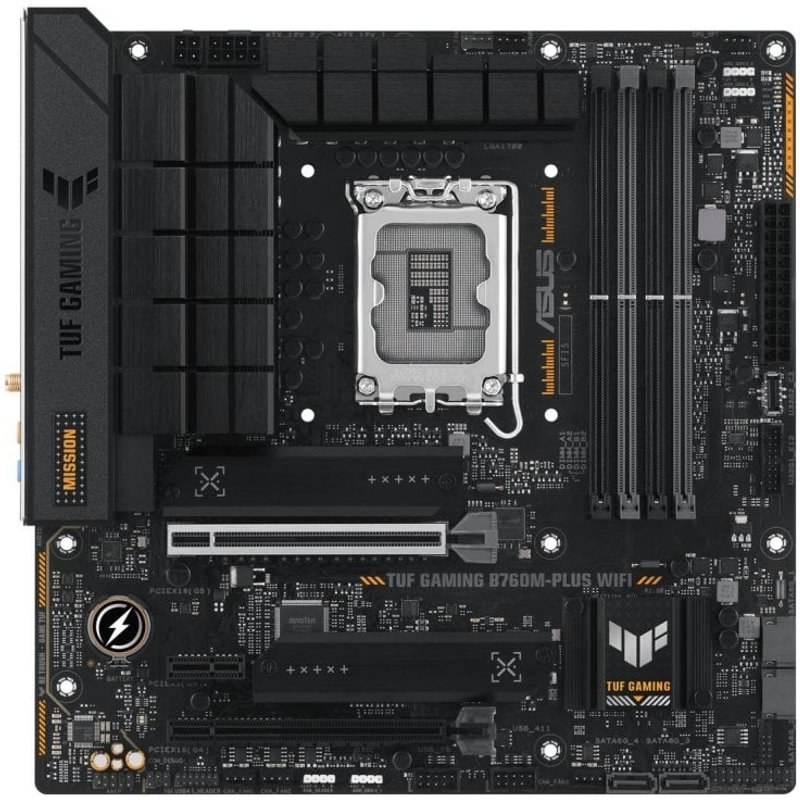 Placa Base ASUS B760M-PLUS Intel LGA 1700 micro ATX DDR5 128 Go Ethernet 2.5G