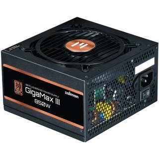 Fonte d'Alimentation ZALMAN 850W Certification 80 Plus Bronze Modulaire