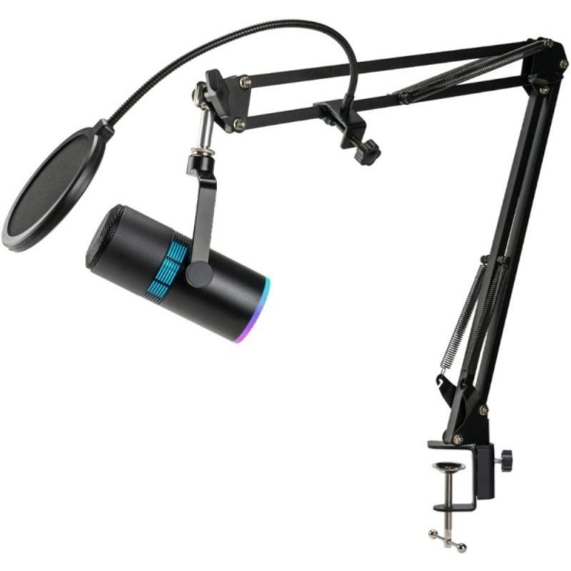 Microphone Thronmax M30 USB cardioïde avec éclairage RGB