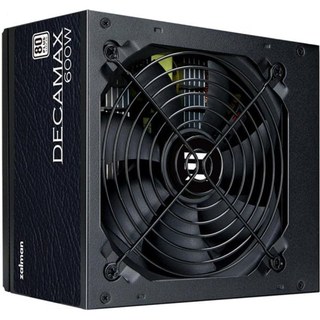 Source d'Alimentation ZALMAN 600W Certifié 80+ Modèle DecaMax Ventilateur 120 mm