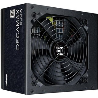Alimentation Décamax ZALMAN 500W Certificación 80 PLUS Modèle ATX Noir