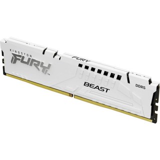 Mémoire RAM Kingston 16 Go DDR5 6400MT/s Beast CL32 DIMM Blanc