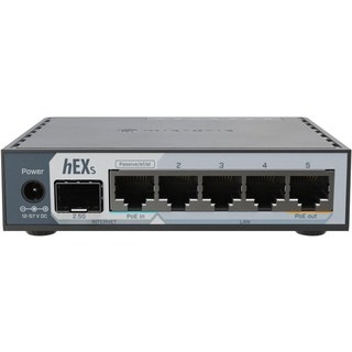 Routeur Mikrotik E60IUGS Ethernet WAN 2.5GBPS Gigabit Noir