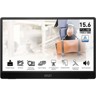Moniteur MSI PRO MP161DE E2 15.6" Full HD LED 60 Hz IPS Noir