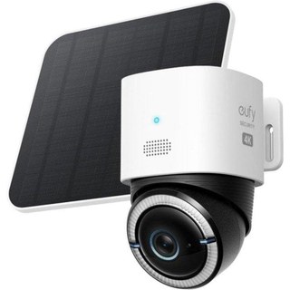 Caméra de surveillance Eufy S330 4K Vision Nocturne Extérieure Détection IA Alarme Panneau