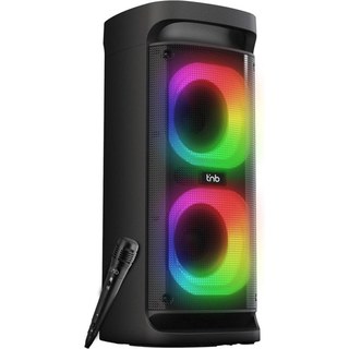 TNB Enceintes Bluetooth 60W 360° LED RGB et mode karaoké