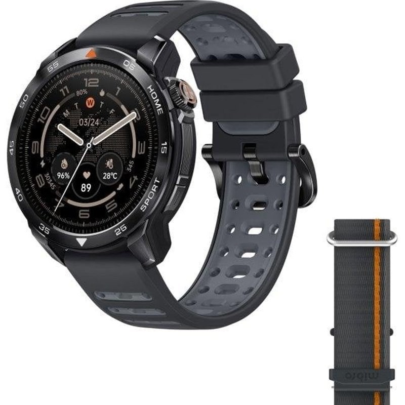 mibro Gs Pro 2 GPS NFC Mm Amoled Taille Unique Etanche 5ATM SPO2 Pulsometre