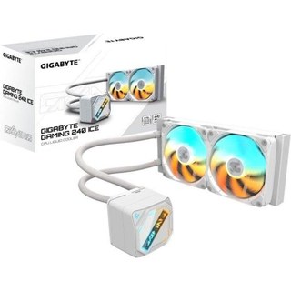 Refrigeración Líquida Gigabyte Gaming 240 ICE 240 mm 2 Ventilateurs ARGB Blanc