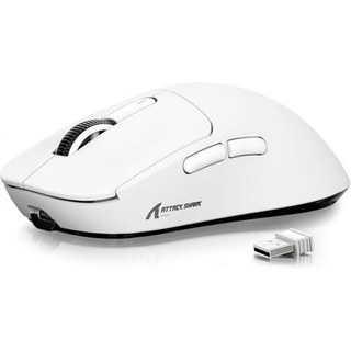attack-shark Souris gaming X3 49 g PixArt 3395 26000 DPI sans fil USB-C 2.4 GHz Bluetooth