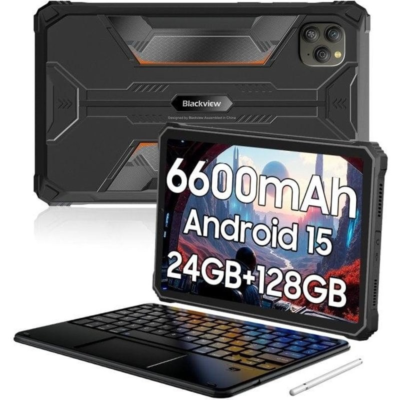 Tablette Blackview Active 5 Wi-Fi + 4G 8,68" 6 Go 128 Go Noir con Teclado