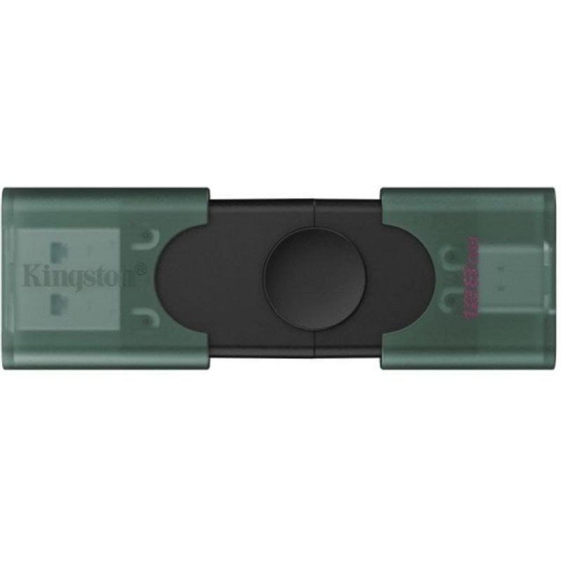 Clé USB Kingston DataTraveler Duo 128 Go USB-A USB-C 3.2 Gen 1 Noir Vert